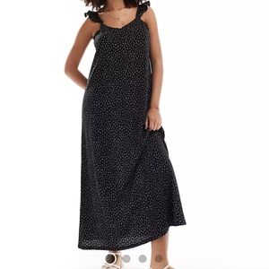 NWT Jersey frill sleeve Maxi dress, M